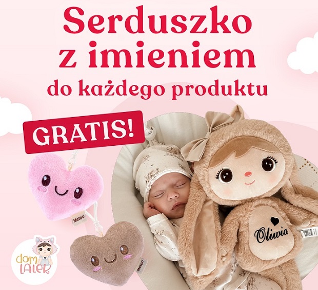 Serduszko z imieniem Gratis