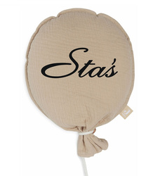 Personalized Balloon- Beige