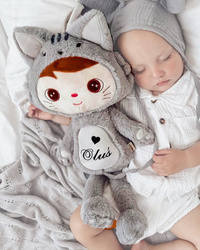 Metoo Personalized Smiled Cat Boy Doll