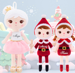 Metoo Set of Dolls - Personalized Princess Girl and Christmas Doll