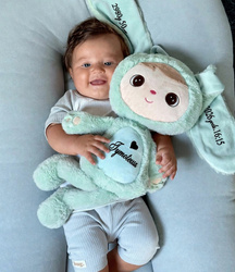 Lalka Metoo personalizowany Puchaty Króliś Miętowy 50cm