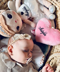 Metoo Perosnalized Pink Heart XL