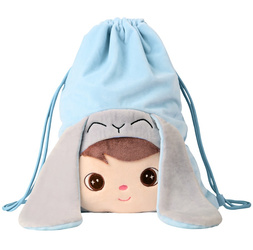 Metoo Smiled Blue Bunny Boy Bag
