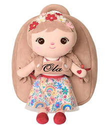 Metoo Personalized Flower Girl Bacpack 2in1