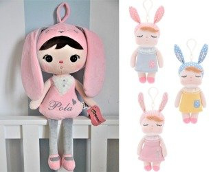 Metoo Set of Dolls - Personalized Rabbit and Mini Angela