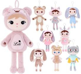 Metoo Set of Dolls - Personalized Teddy Bear Girl and Mini Doll