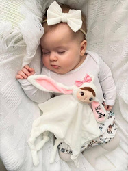 Metoo DouDou Personalized Bunny with Pink Bow