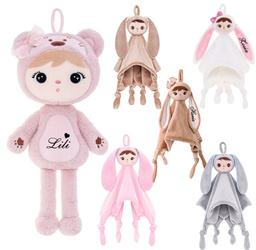 Metoo Set of Dolls - Personalized Teddy Bear Girl and DouDou