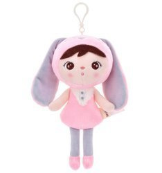 Metoo Mini Pink Bunny Girl Doll