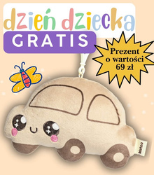 GRATIS - Beżowe Autko XL z imieniem Metoo