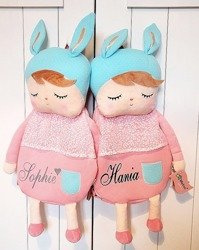 Pink Metoo Angela Personalized Backpack