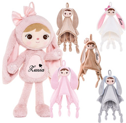Metoo Set of Dolls -  Personalized Powder Pink Fluffy Bunny and DouDou