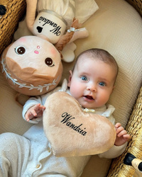 Metoo Perosnalized Beige Heart XL