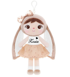 Lalka Metoo Mini personalizowana Beżowa Królisia z Kokardką