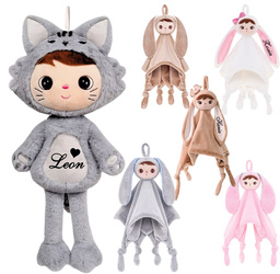 Metoo Set of Dolls - Personalized Smiled Cat Boy and DouDou