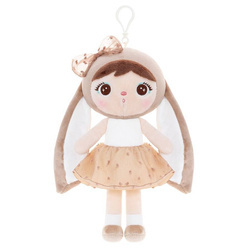 Metoo Mini Beige Bunny Doll with Bow