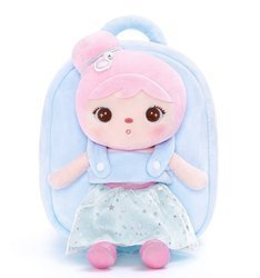 Metoo Blue Angel Bacpack with Doll 2in1