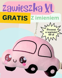 GRATIS - Różowe Autko XL z imieniem Metoo