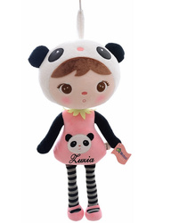 Metoo Personalized Panda Girl Doll