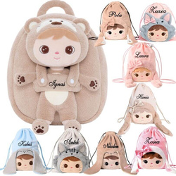 Metoo Personalized Bear Boy Backpack wth Doll 2in1 and Bag - Set