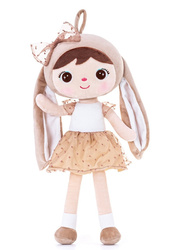 Metoo Beige Bunny Doll with Bow