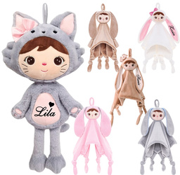 Metoo Set of Dolls - Personalized Fluffy Kitty Doll and DouDou