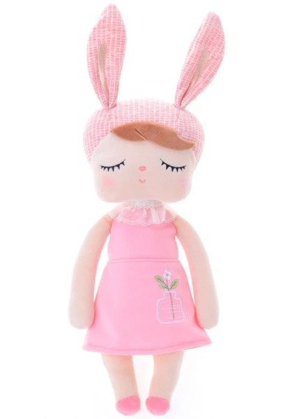 Metoo Angela Bunny Doll in Pink Dress Metoo Dolls without personalization Metoo Dolls Sleeping Angela sklep internetowy DomLalek