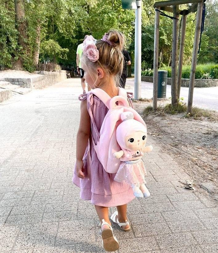 Plecak Metoo personalizowany Różowy Aniołek 2w1